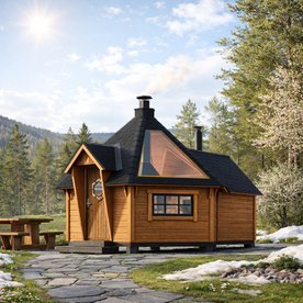 Arctic Grill Hut with Sauna